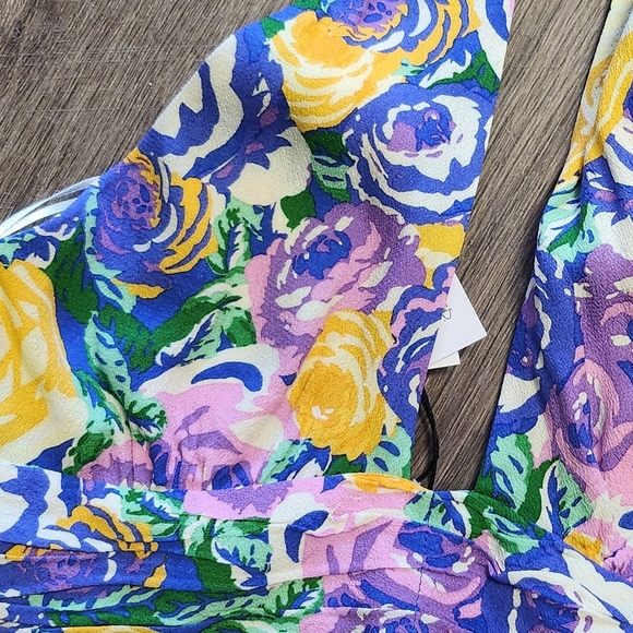 ⭐ $5 ⭐ NWT Zara Floral Printed Crop Top Size Small - Picture 6 of 6